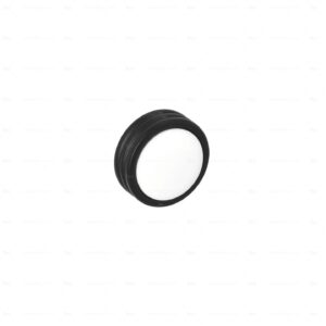 Boutons pour meubles en zamac et  Porcelaine  Diamètre 34  Vernis noir mat Lot de 25
