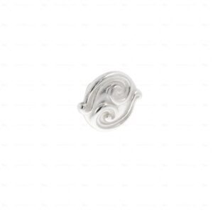 Boutons pour meubles en zamac  Diamètre 35  Venise argenté