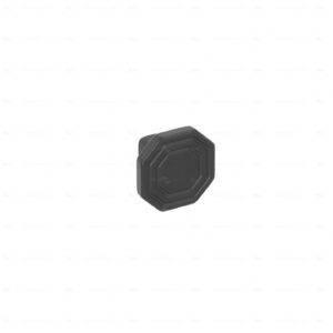 Boutons pour meubles en zamac  Diamètre 30 x 23   Vernis noir mat