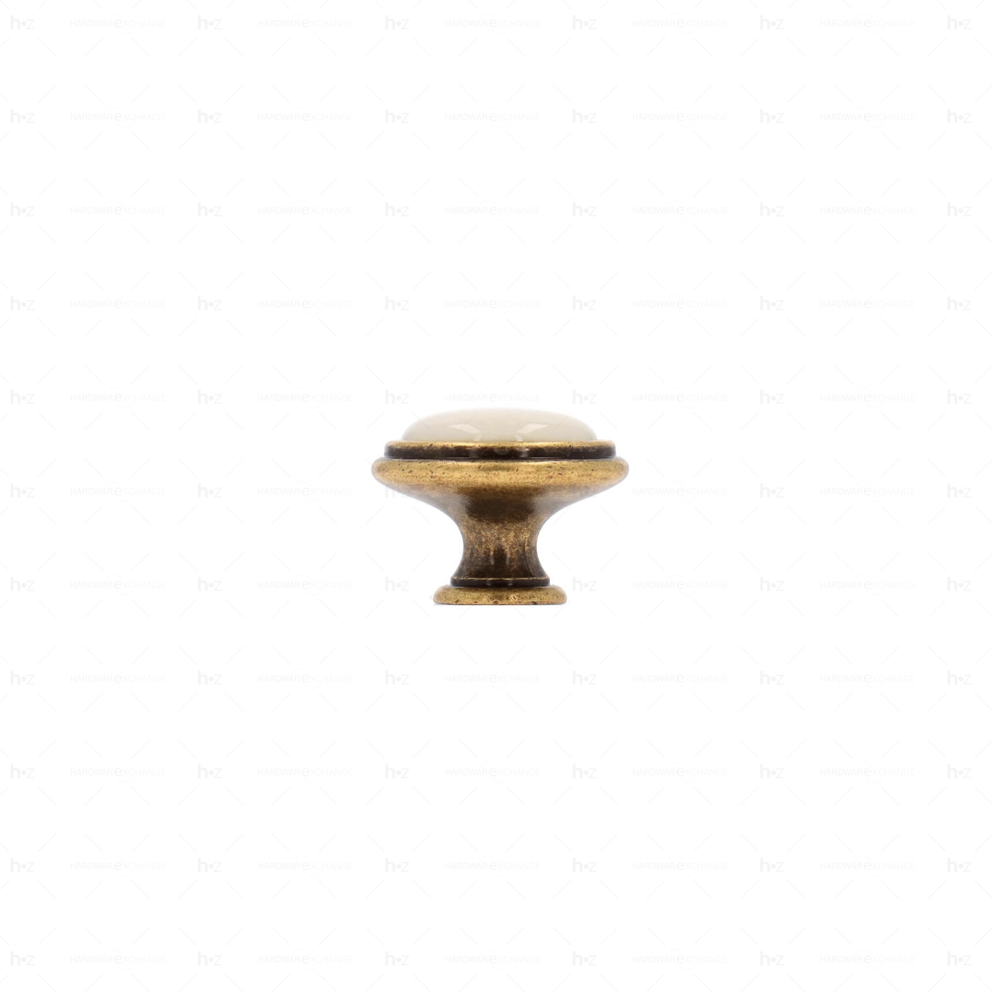 Boutons pour meubles en zamac et Porcelaine Diamètre 30 Florence antique Lot de 25 - immagine 2
