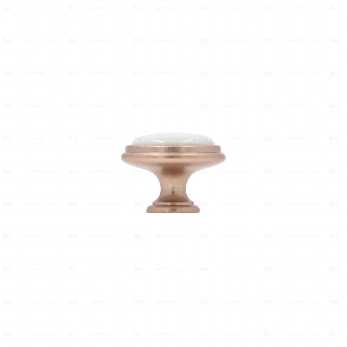 Boutons pour meubles en zamac et Porcelaine Diamètre 35 Or mat rose Lot de 25 - immagine 4