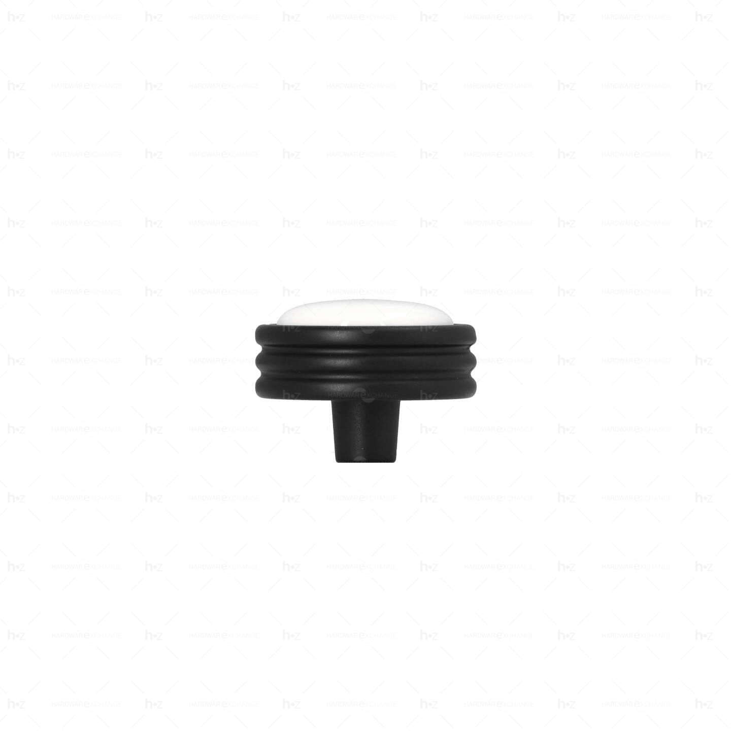 Boutons pour meubles en zamac et Porcelaine Diamètre 34 Vernis noir mat Lot de 25 - immagine 2