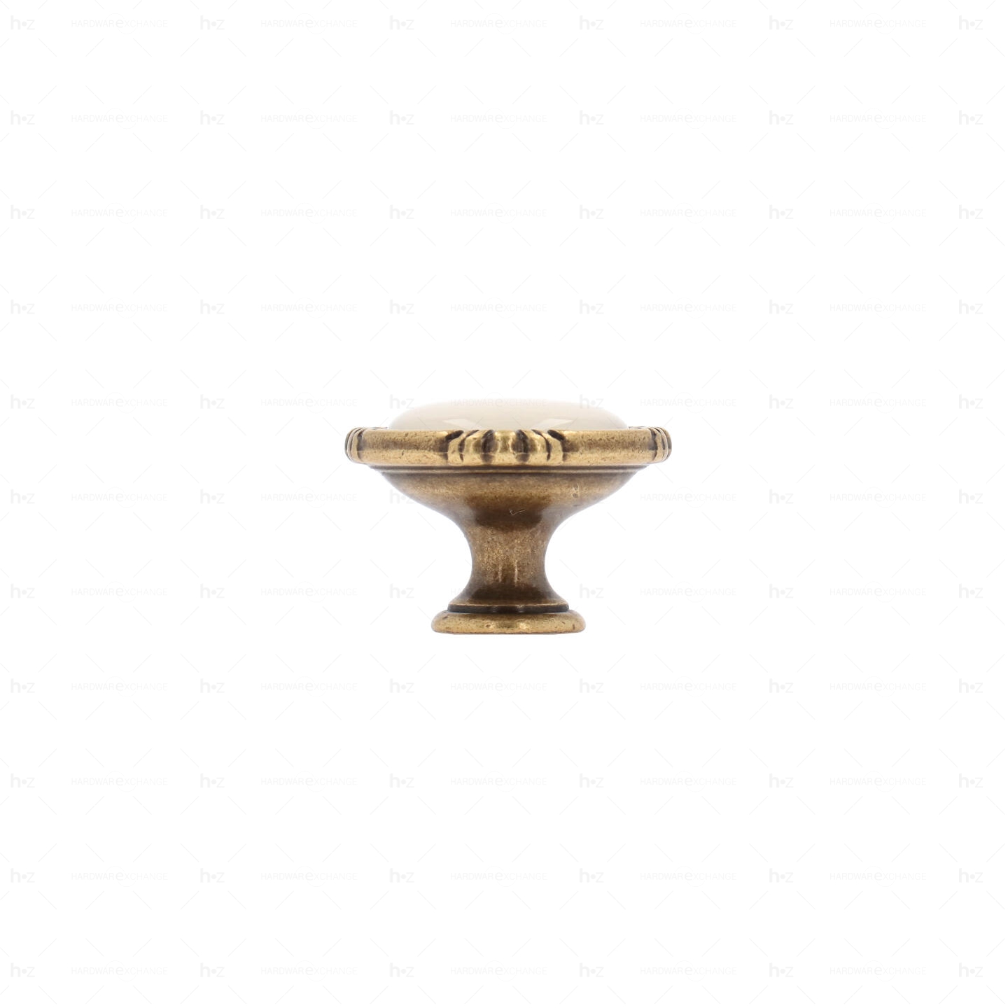 Boutons pour meubles en zamac et Porcelaine Diamètre 38 Florence antique Lot de 25 - immagine 2
