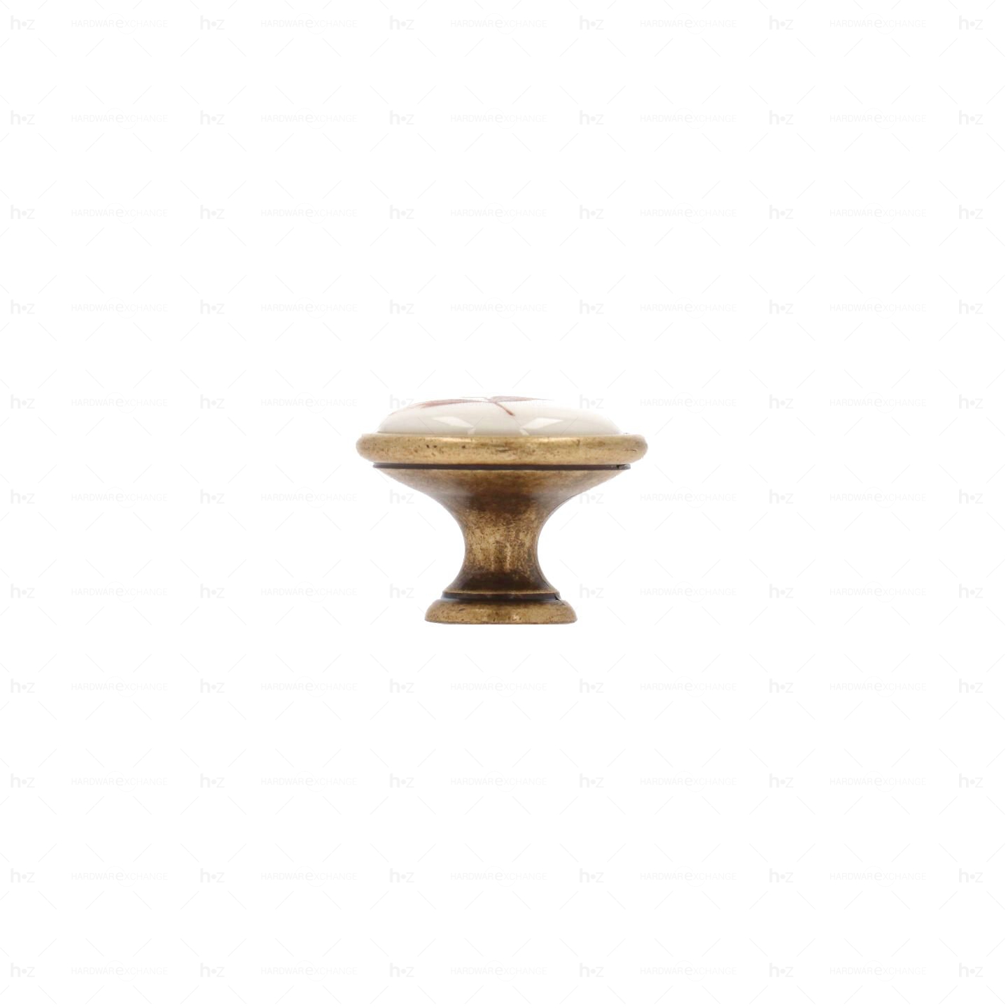 Boutons pour meubles en zamac et Porcelaine Diamètre 34 Florence antique Lot de 25 – Image 2