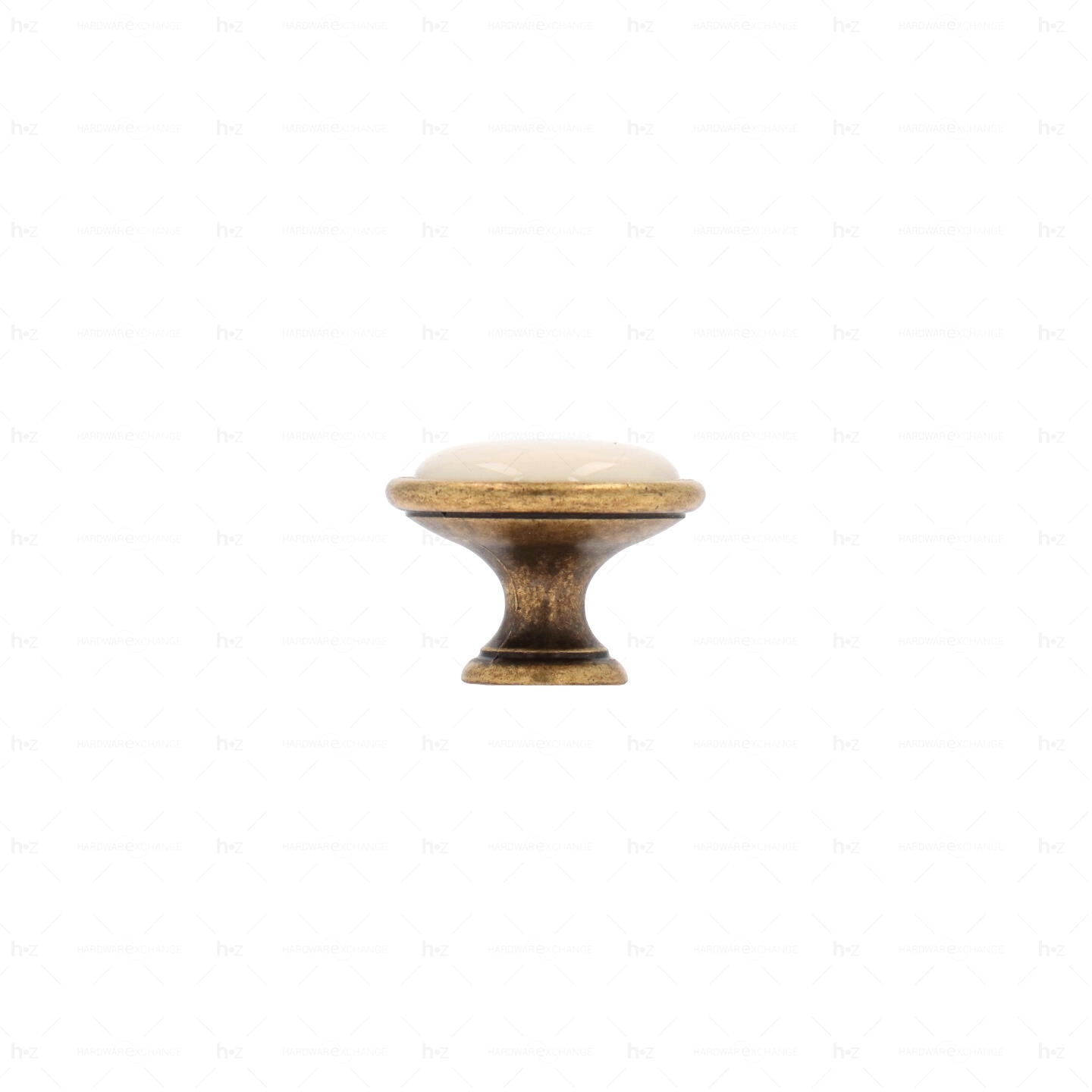 Boutons pour meubles en zamac et Porcelaine Diamètre 34 Florence antique Lot de 25 – Image 2