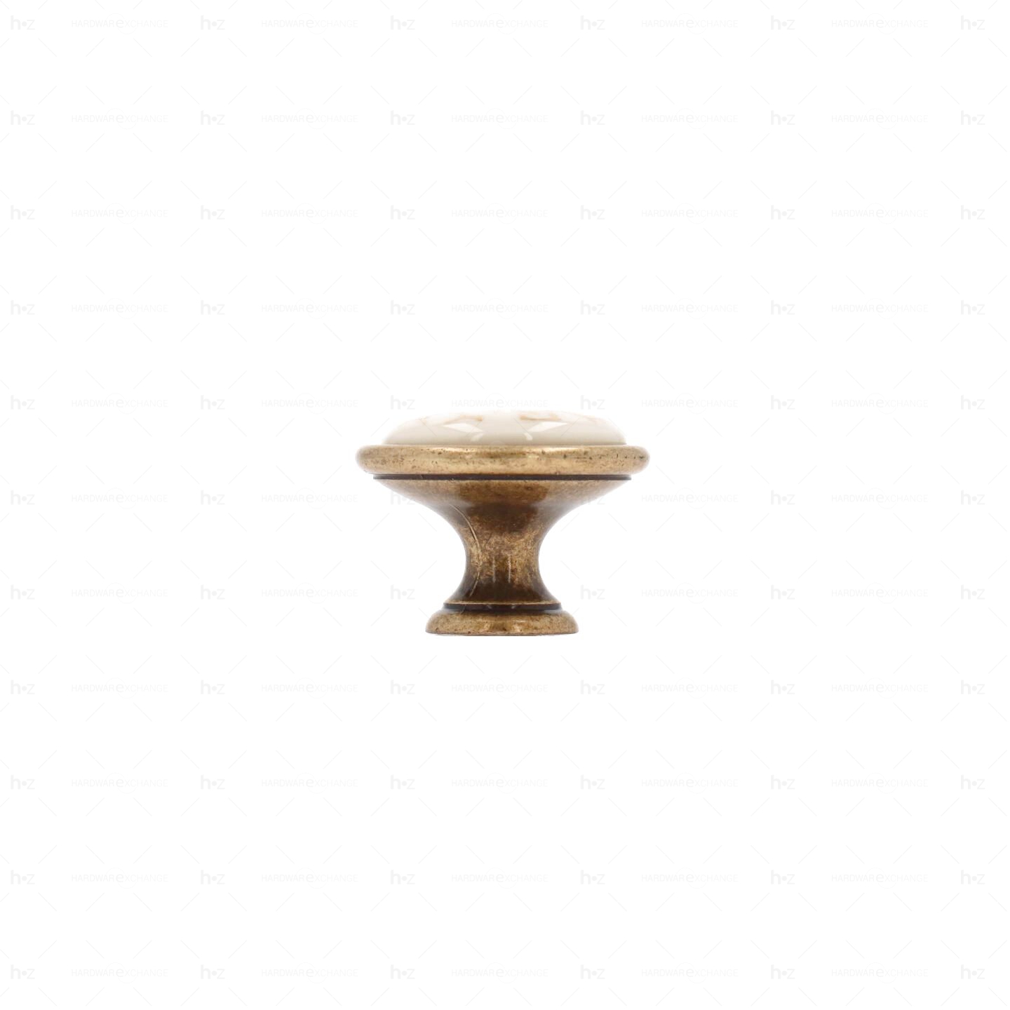 Boutons pour meubles en zamac et Porcelaine Diamètre 34 Florence antique Lot de 25 – Image 2