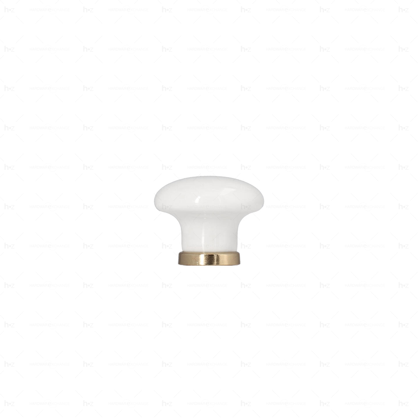Boutons pour meubles en zamac et Porcelaine Diamètre 31 Plaqué or Lot de 25 – Image 2