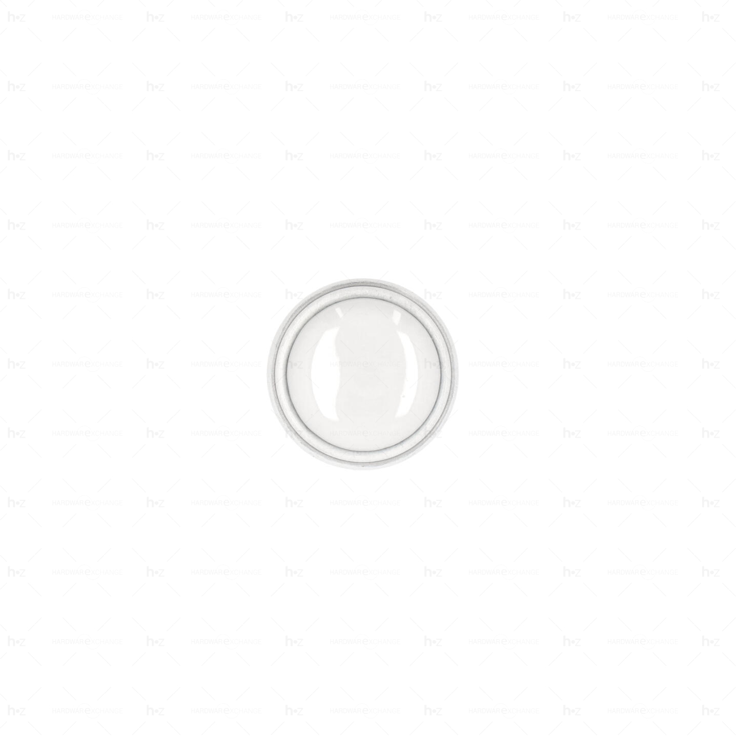 Boutons pour meubles en zamac et Porcelaine Diamètre 35 Patine royale blanche argentée Lot de 25 - immagine 3