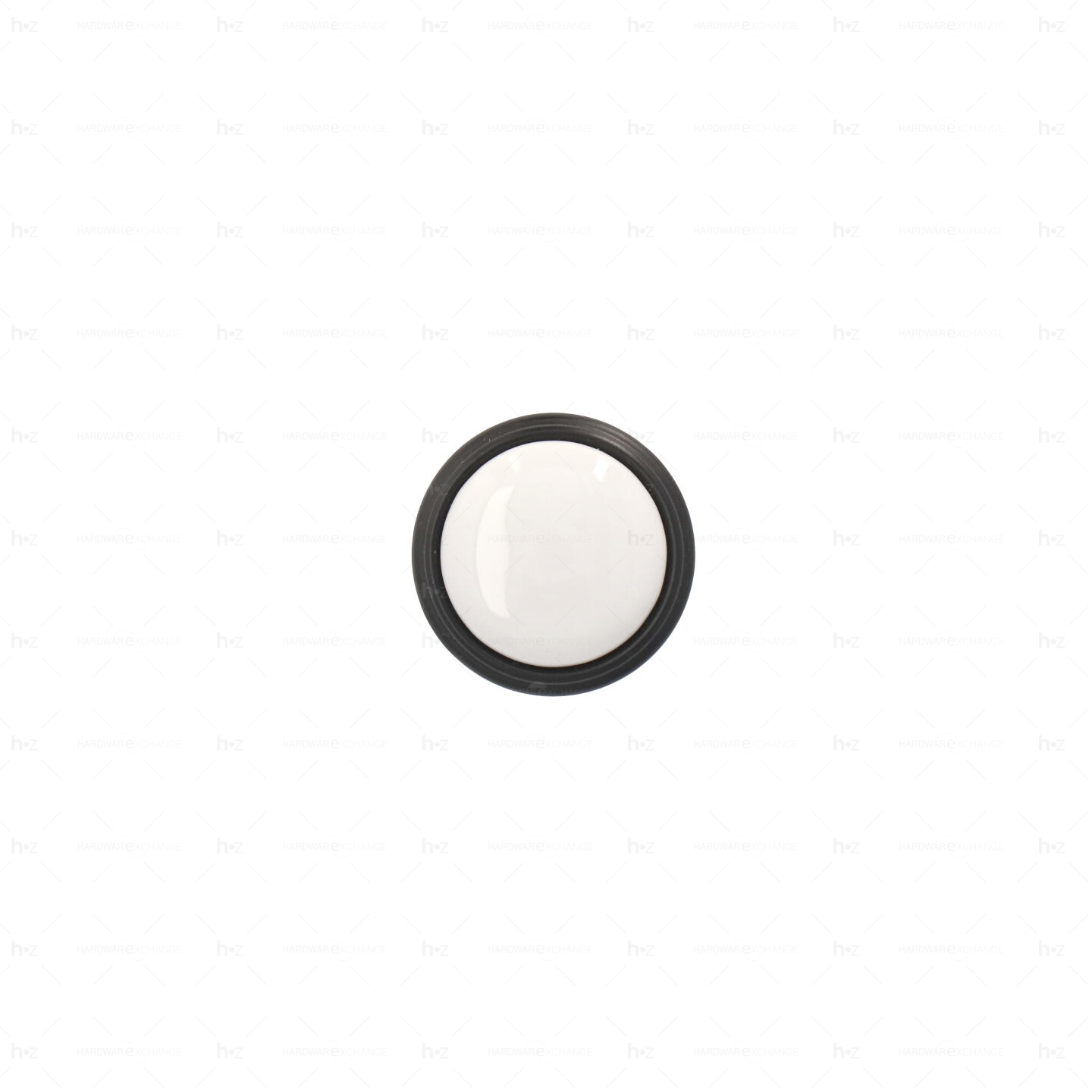 Boutons pour meubles en zamac et Porcelaine Diamètre 35 Vernis noir mat Lot de 25 - immagine 3