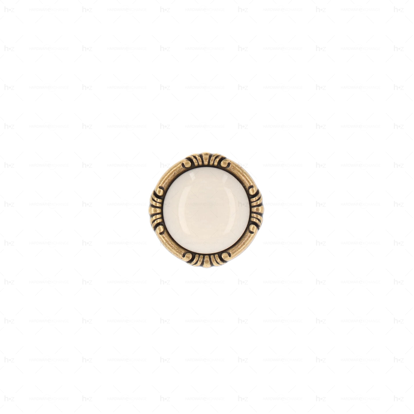 Boutons pour meubles en zamac et Porcelaine Diamètre 38 Florence antique Lot de 25 - immagine 3