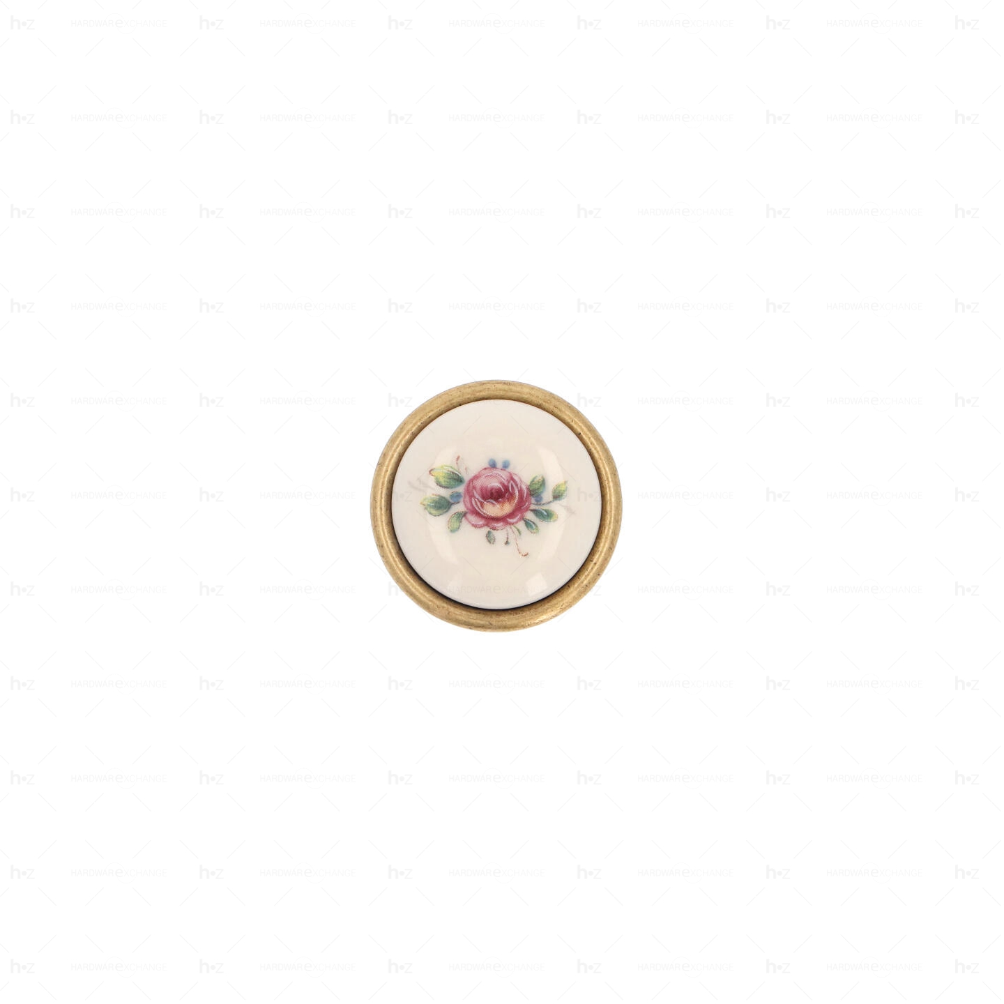 Boutons pour meubles en zamac et Porcelaine Diamètre 34 Florence antique Lot de 25 - immagine 3