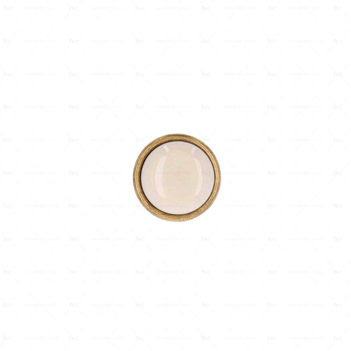 Boutons pour meubles en zamac et Porcelaine Diamètre 34 Florence antique Lot de 25 – Image 3