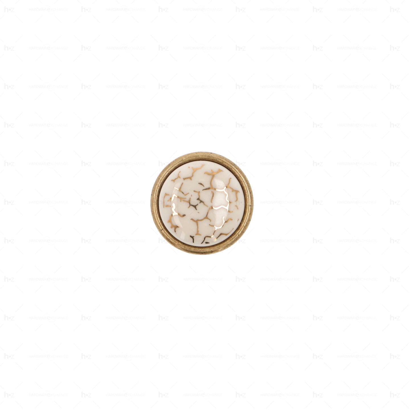 Boutons pour meubles en zamac et Porcelaine Diamètre 34 Florence antique Lot de 25 – Image 3