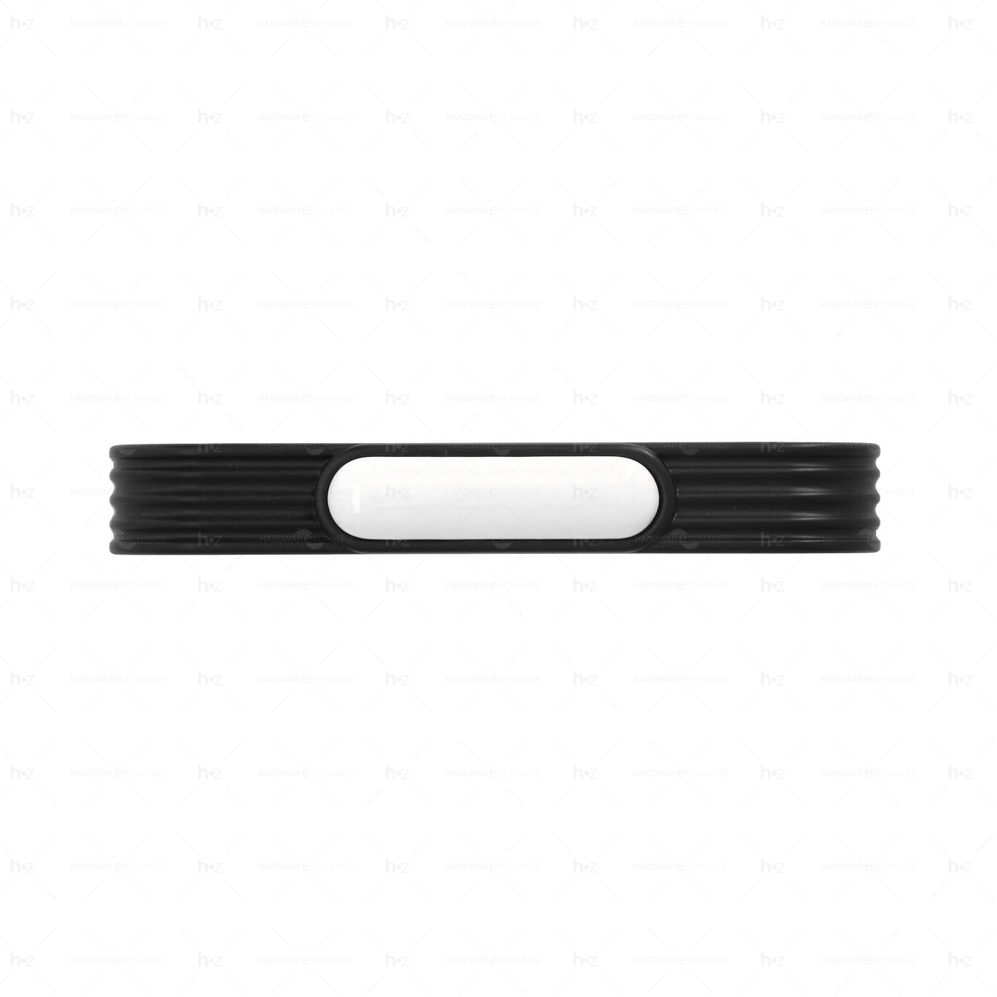 Poignée pour meubles en zamac et Porcelaine Entraxe 128 Vernis noir mat Lot de 25 – Image 3