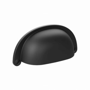 Poignée pour meubles en zamac  Entraxe 64  Varnish black matt
