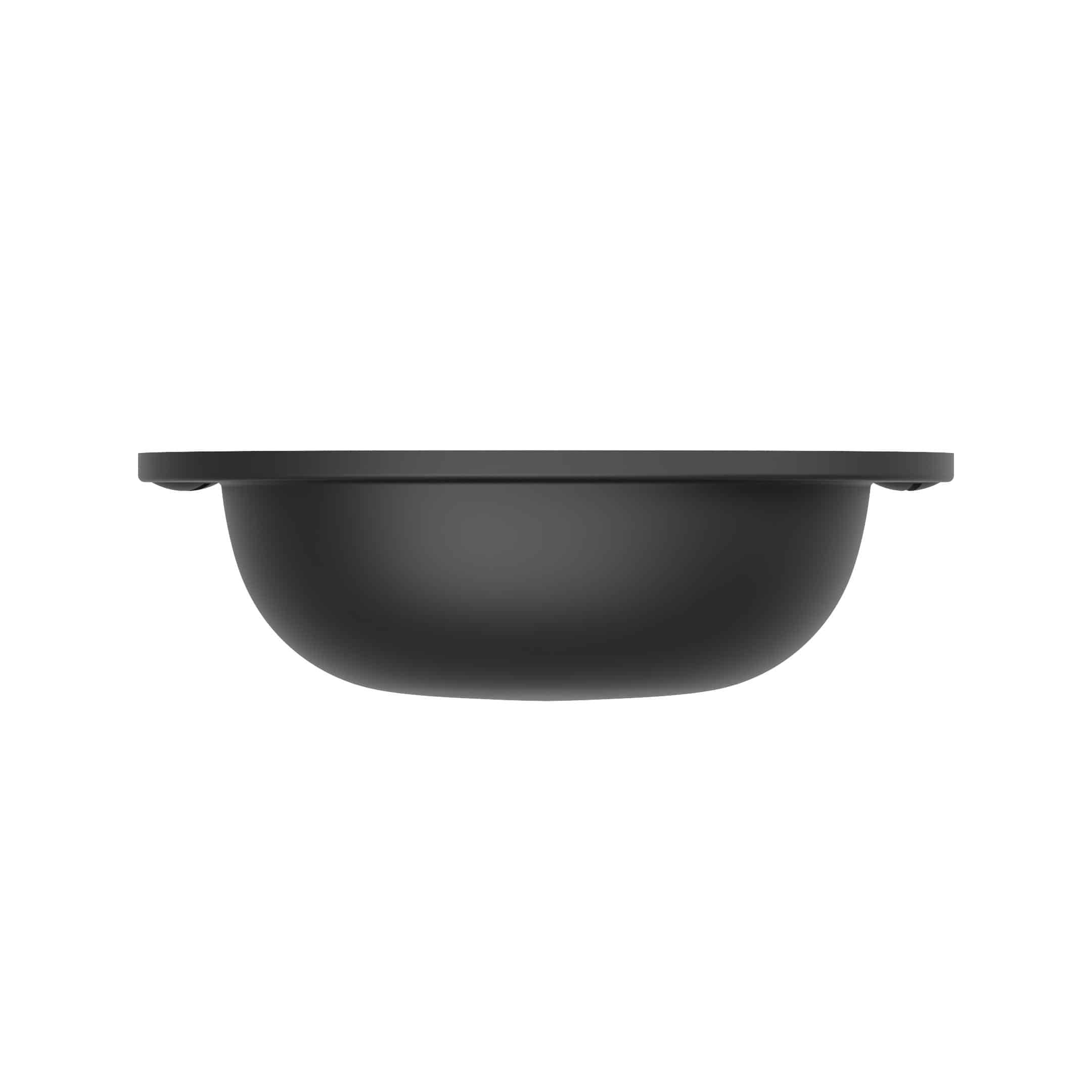 Poignée pour meubles en zamac Entraxe 64 Varnish black matt – Image 2