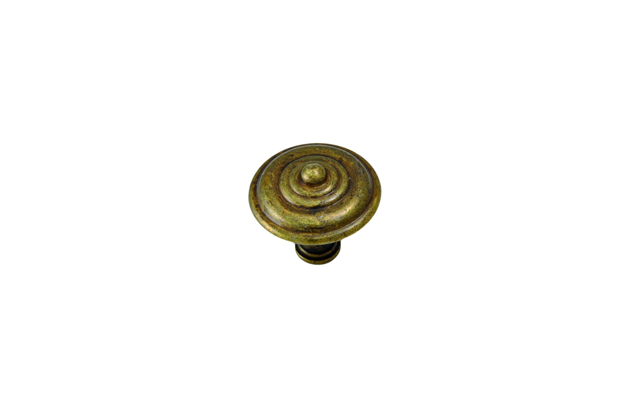 Bouton de meuble zamac diamètre 31 mm bronze vieilli lot de 24 piéces - Orange / cuivré, Zamak