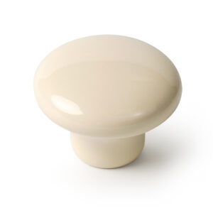 Bouton de meuble porcelaine diamètre 32 mm porcelaine beige lot de 36 piéces