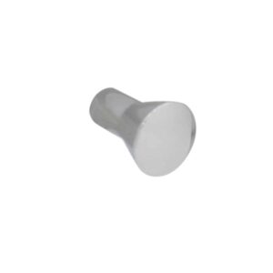 Bouton de meuble en zamac finition chrome brillant D 16mm – Gris / argent, Zamak