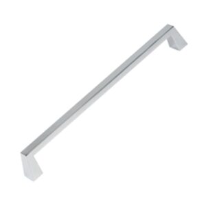Poignée de meuble zamac entraxe  160 mm chrome  mat lot de 12 piéces – Noir, Zamak