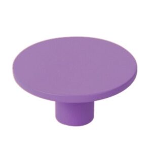 Bouton de meuble abs diamètre  60 mm peint violet  lot de 24 piéces