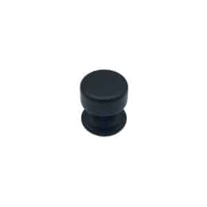 Bouton tirant de porte fixe Ø50 mm en aluminium Noir – breveté