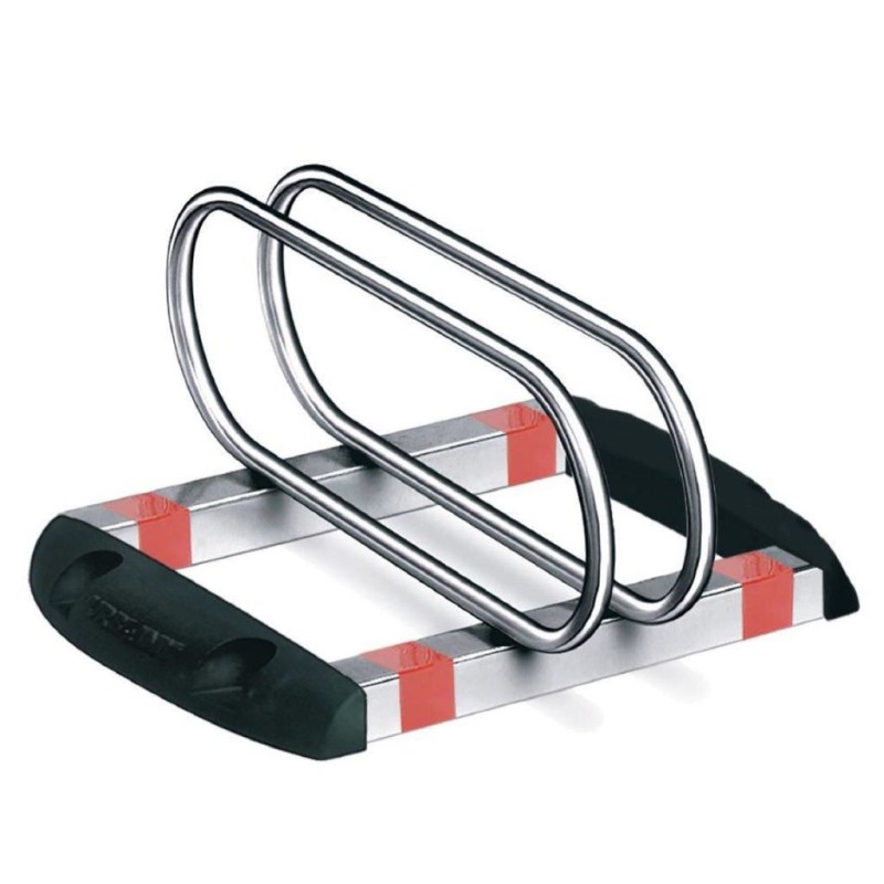 Râtelier vélos *premium* 1 place - Gris / argent, Acier