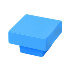 Bouton de meuble abs diamètre 30×30 mm peint bleu lot de 36 piéces