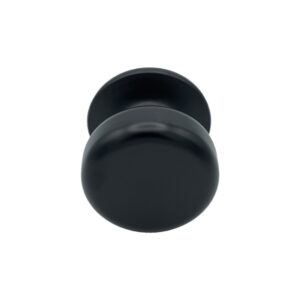 Bouton tirant de porte fixe Ø70 mm en aluminium NOIR RAL 9005 – breveté