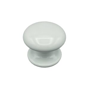Bouton tirant de porte fixe Ø70 mm en aluminium BLANC RAL 9010 – breveté