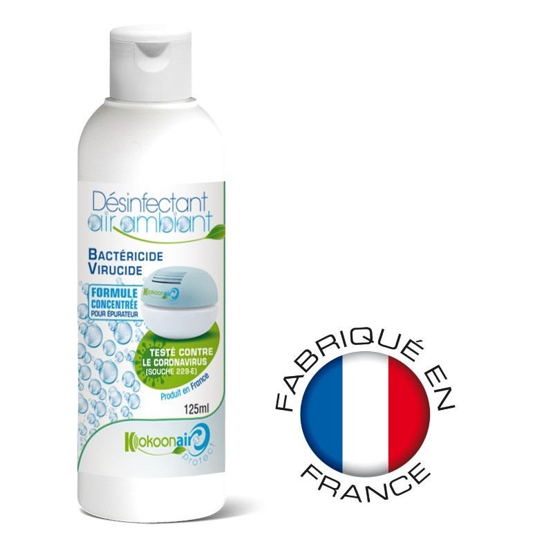 Bactéricide Et Filtre À Air Concentré 125 Ml, Pour Machines Purificatrices : Modèles Bise, Mistral, ou Alisio. - Incolore / transparent