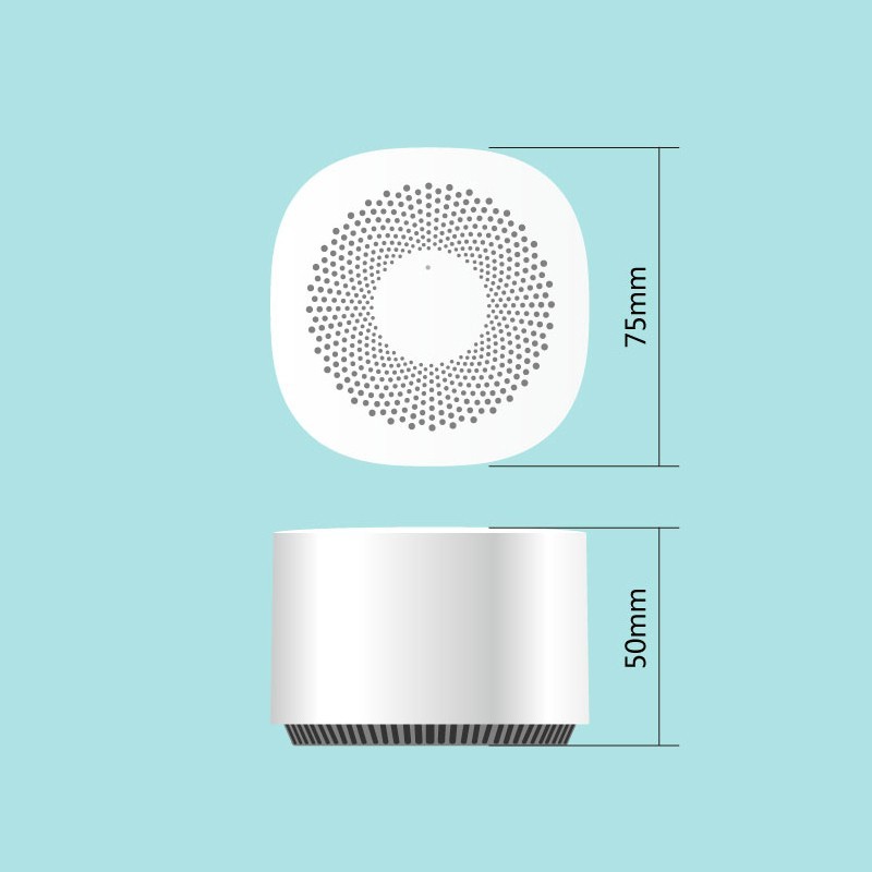 Détecteur de CO2 Mini Moniteur De Contrôle De La Qualité De L'air. Créé pour France - Blanc – Image 5