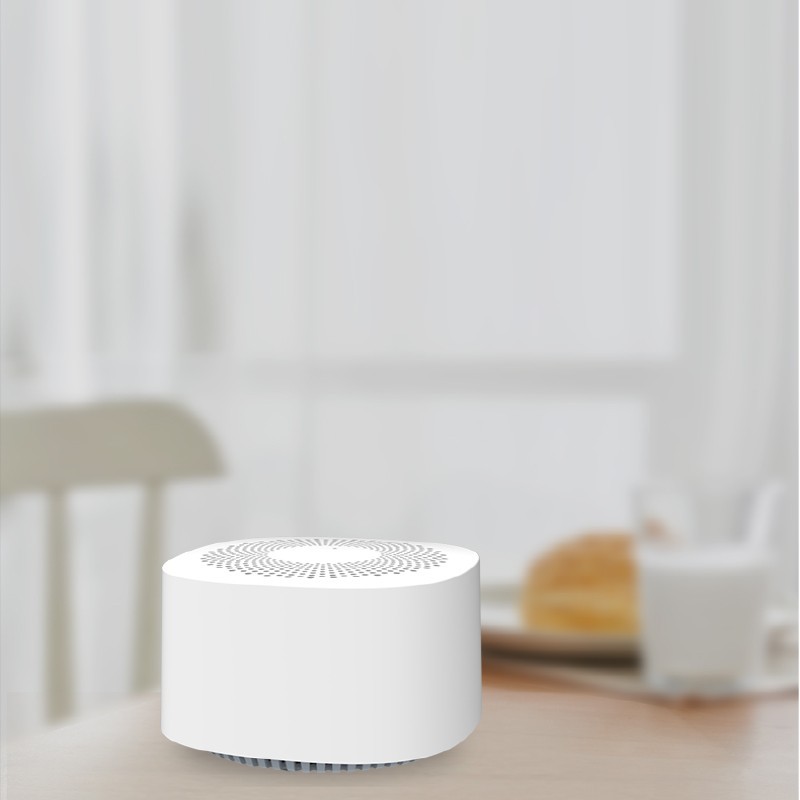Détecteur de CO2 Mini Moniteur De Contrôle De La Qualité De L'air. Créé pour France - Blanc – Image 2