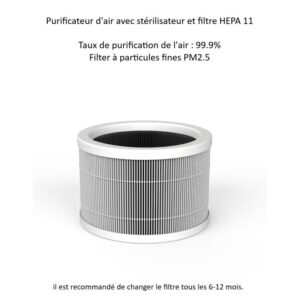 Filtre Hepa H11 pour Purificateur BRISE – Blanc