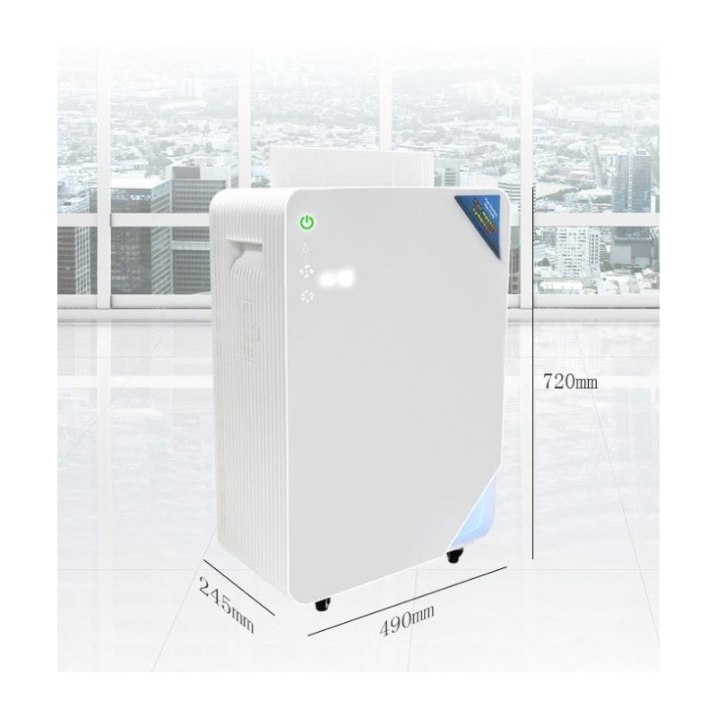 Purificateur D’air LEVANTE 720m3/h, et anti COVID. Purification Par 4 Filtres. - Blanc