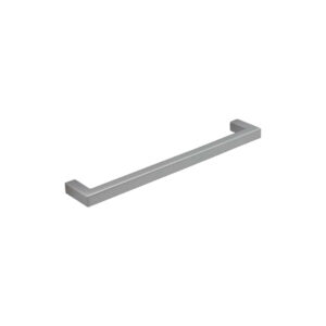 Poignée de meuble en zamac finition chrome mat e 160 mm – Gris / argent, Zamak