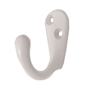 Porte manteau individuel zamac Blanc 48 mm lot de 36 piéces – Gris / argent, Zamak