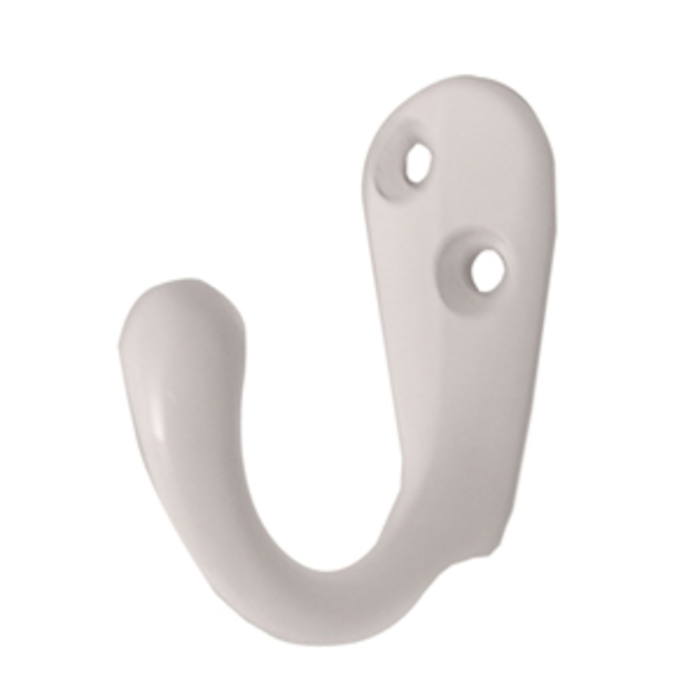Porte manteau individuel zamac Blanc 48 mm lot de 36 piéces - Gris / argent, Zamak