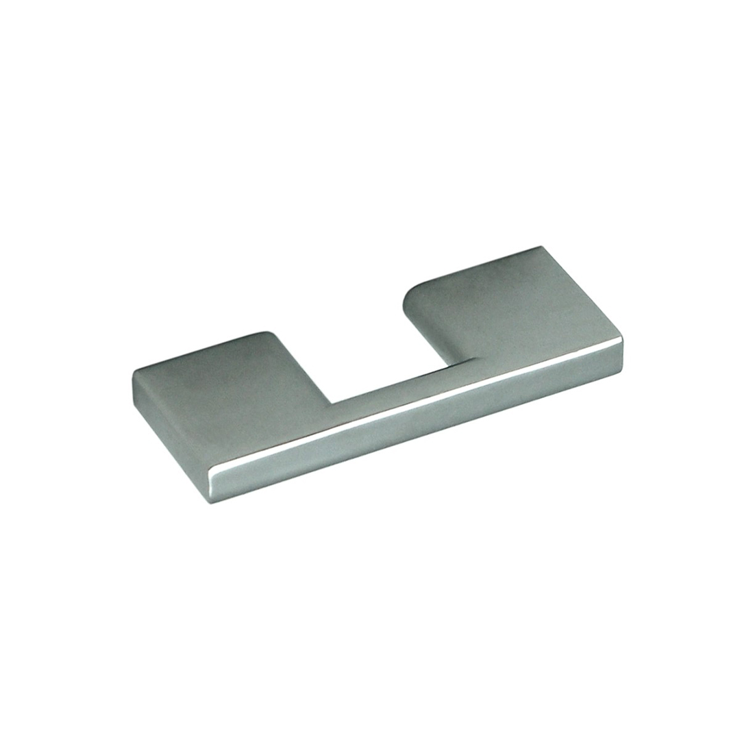 Poignée de meuble en zamac finition chrome brillant e 32 mm - Gris / argent, Zamak
