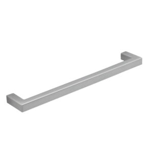 Poignée de meuble en zamac finition HR aluminium e 128 mm – Gris / argent, Zamak