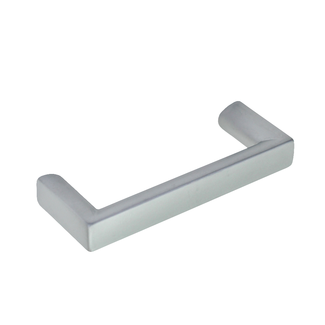 Poignée de meuble en zamac finition chrome mat e 64 mm - Gris / argent, Zamak