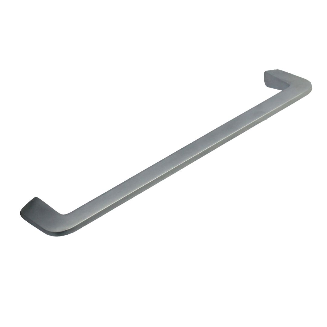 Poignée de meuble en zamac finition chrome mat e 320 mm - Gris / argent, Zamak