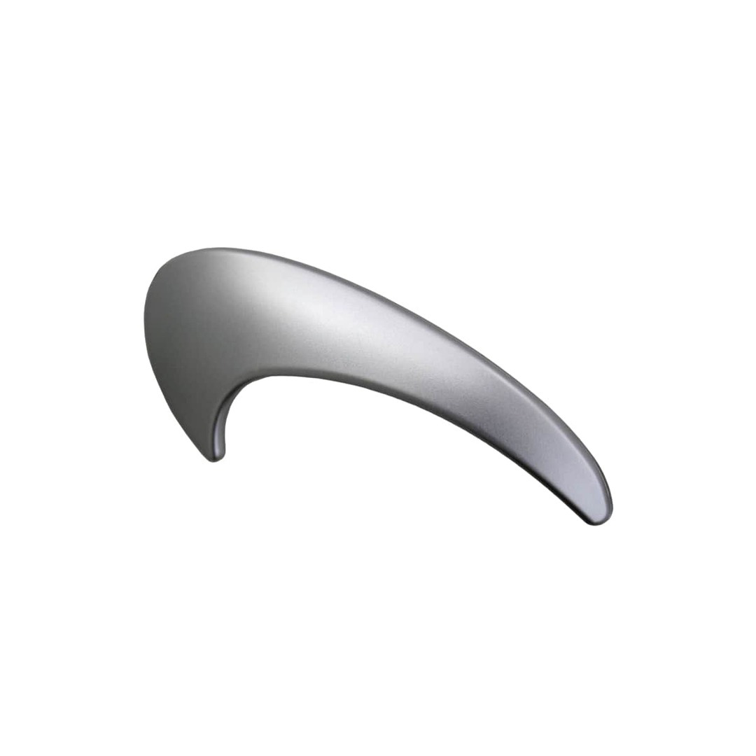Poignée de meuble en ABS chrome mat entraxes 32 mm - Gris / argent