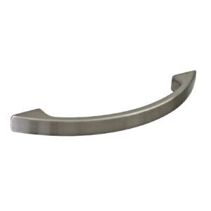 Poignée de meuble en zamac finition nickel satiné e 128 mm – Gris / argent, Zamak