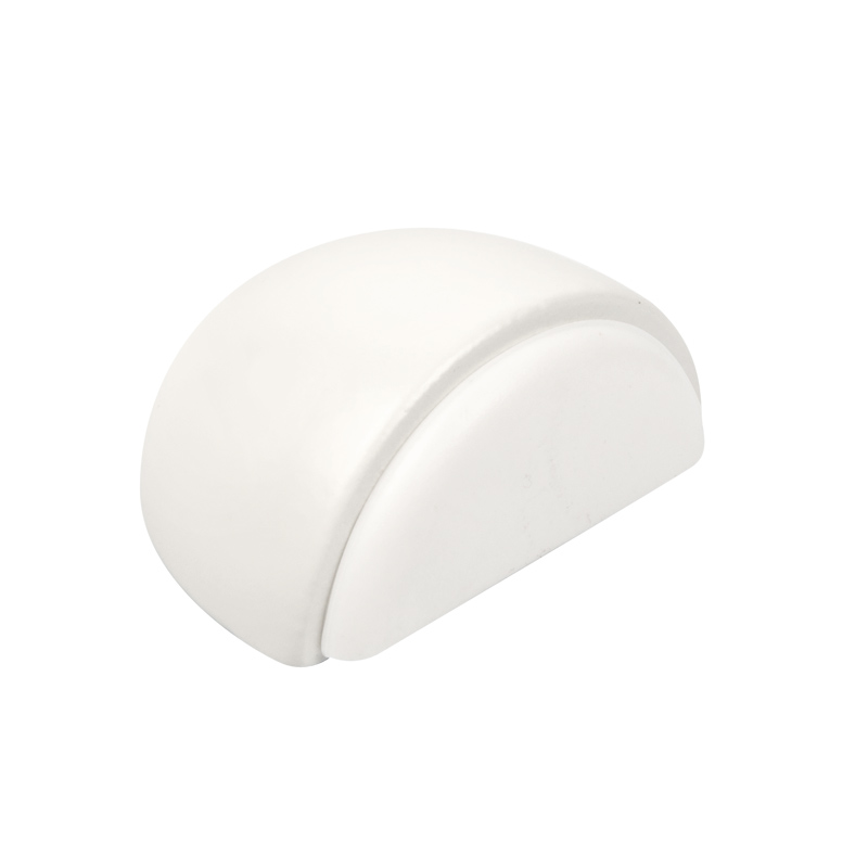 Butée de porte en bois lacqué blanc 49x38 mm lot de 24 piéces