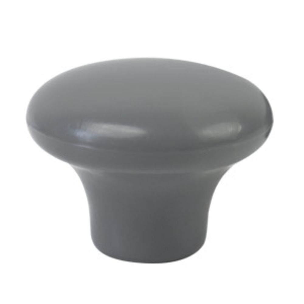 Bouton de meuble abs diamètre 30 mm injecté en gris lot de 75 piéces - Gris / argent