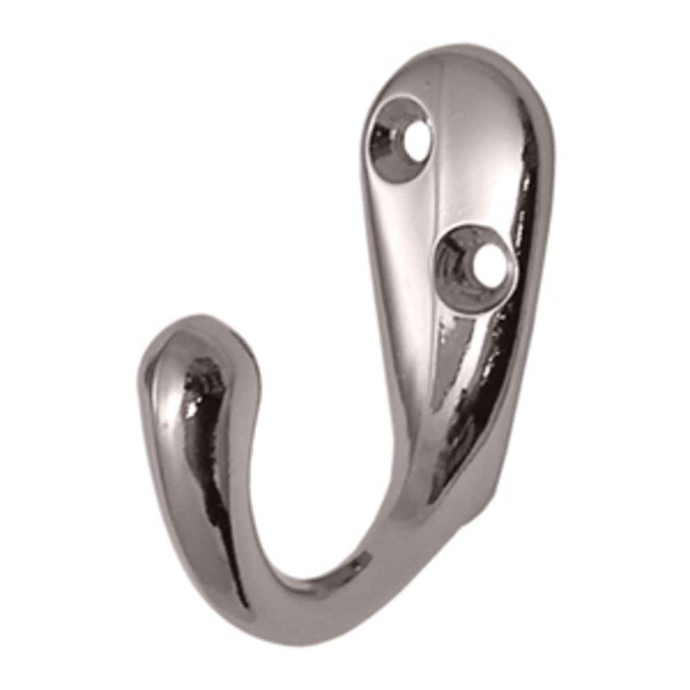 Porte manteau individuel zamac Chrome 48 mm lot de 36 piéces - Noir, Zamak