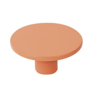 Bouton de meuble abs diamètre 60 mm teint. orange lot de 24 piéces – Orange / cuivré
