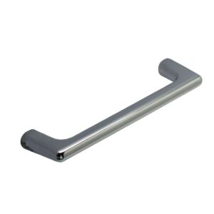 Poignée de meuble en zamac finition chrome brillant e 96 mm – Gris / argent, Zamak