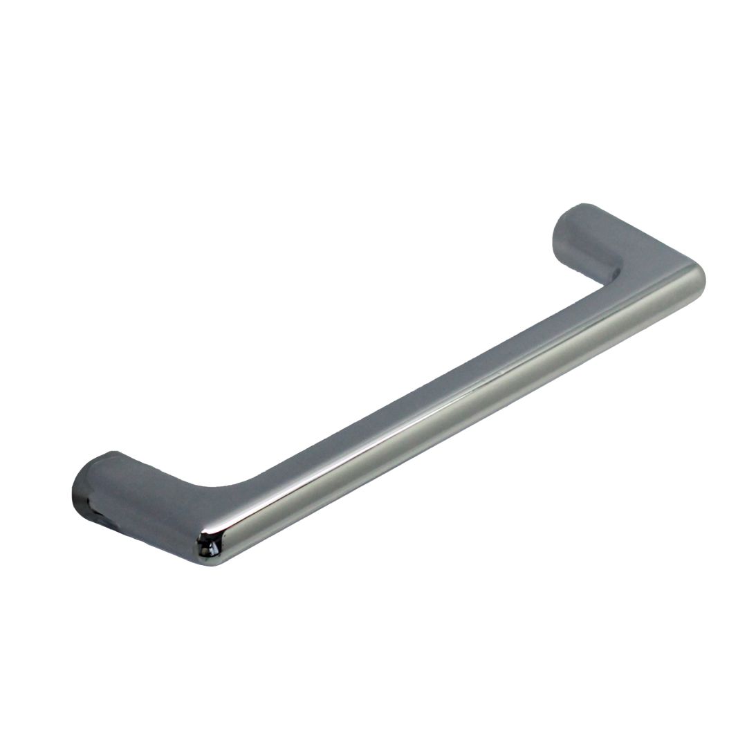 Poignée de meuble en zamac finition chrome brillant e 96 mm - Gris / argent, Zamak
